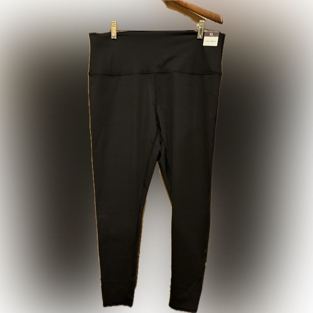 NWT Decathalon Black Women’s Athletic Workout Leggings Sz XL